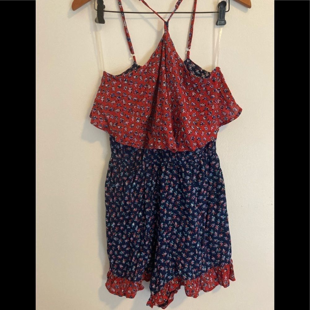 Chelsea and violet floral romper‎